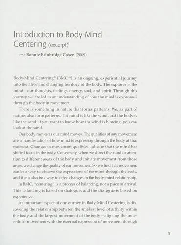 Exploring Body-Mind Centering: An Anthology of Experience and Method Miller, Gill