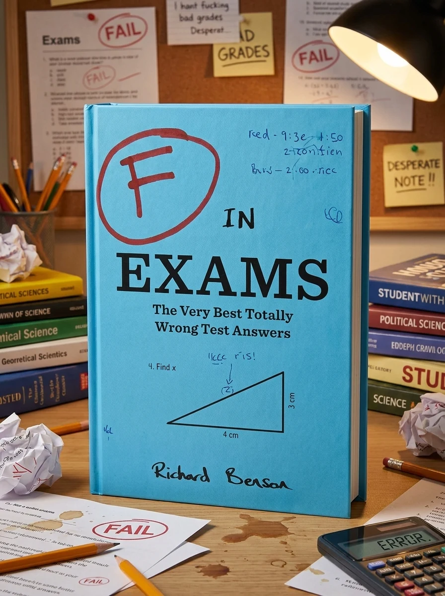F in Exams: The Very Best Totally Wrong Test Answers Benson, Richard