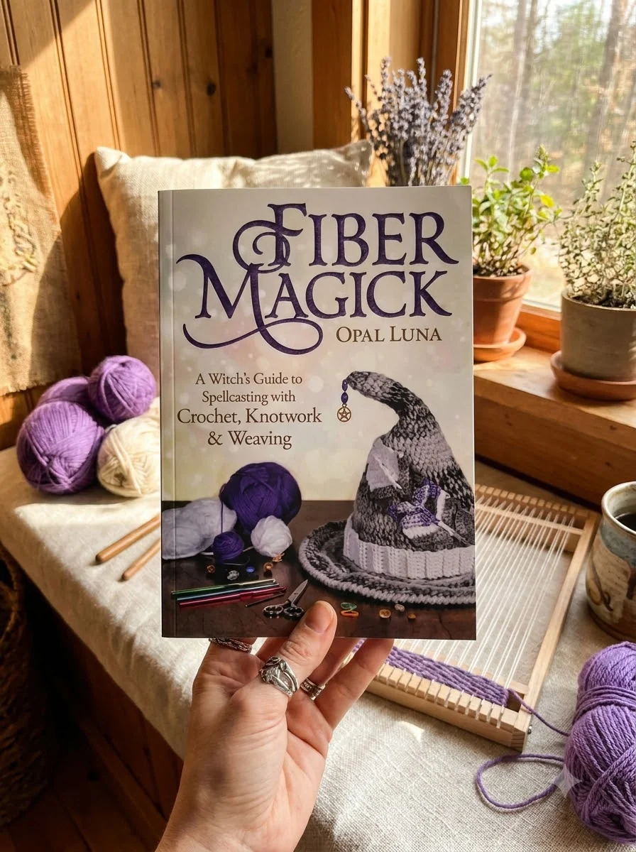 Fiber Magick: A Witch's Guide to Spellcasting with Crochet, Knotwork & Weaving — photo 2