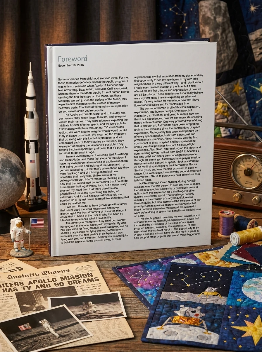 Fly Me to the Moon: An Art Quilt Journey