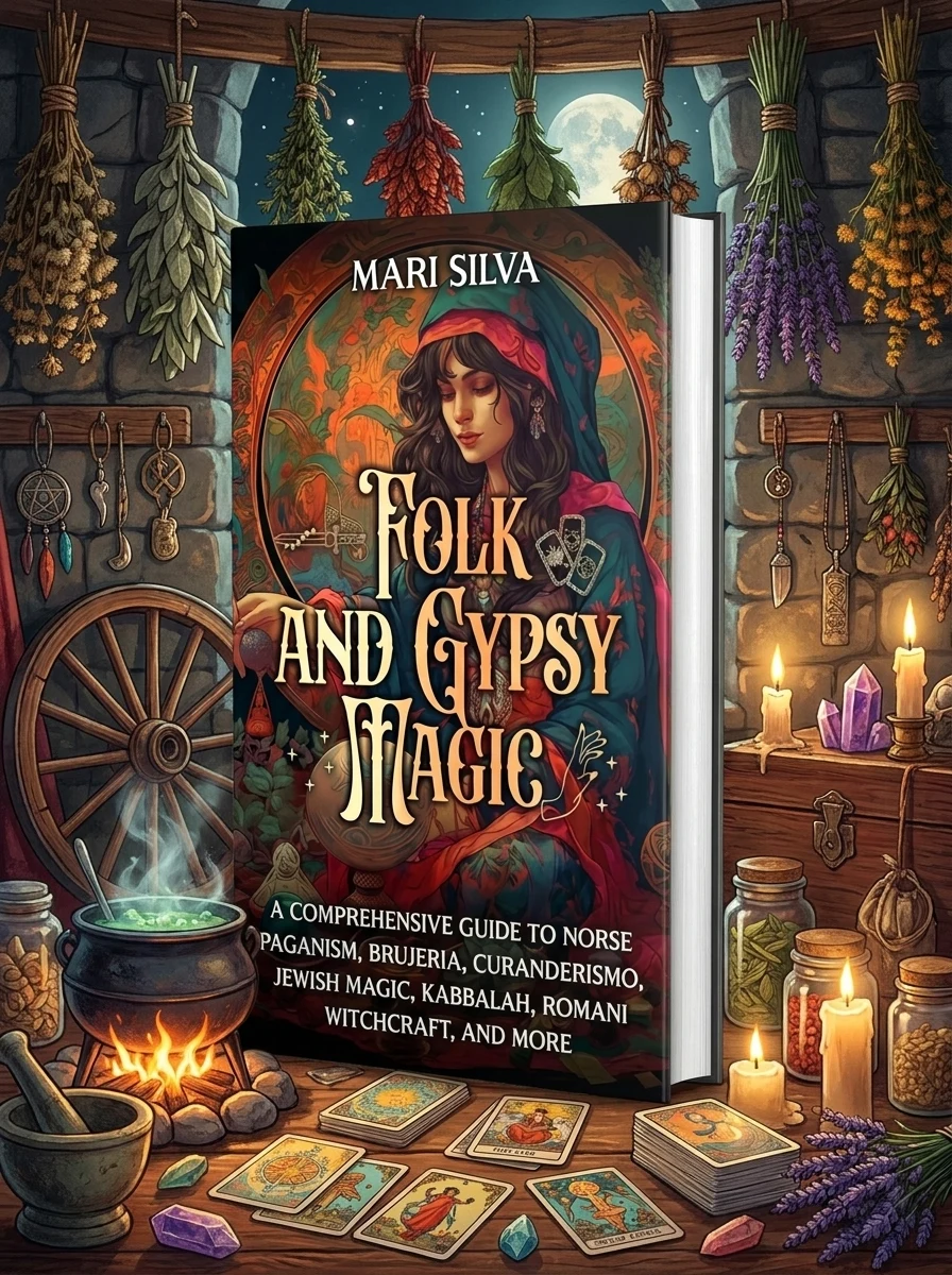 Folk and Gypsy Magic: A Comprehensive Guide to Norse Paganism, Brujeria, Curanderismo, Jewish Magic, Kabbalah, Romani Witchcraft, and More