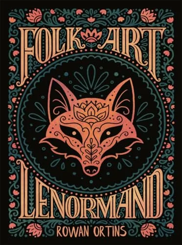 Folk Art Lenormand: Colorful 39-Card Divination Deck with 3 Extra Cards, 96-Page Illustrated Guidebook, Instructions for Learning to Read with Lenorma