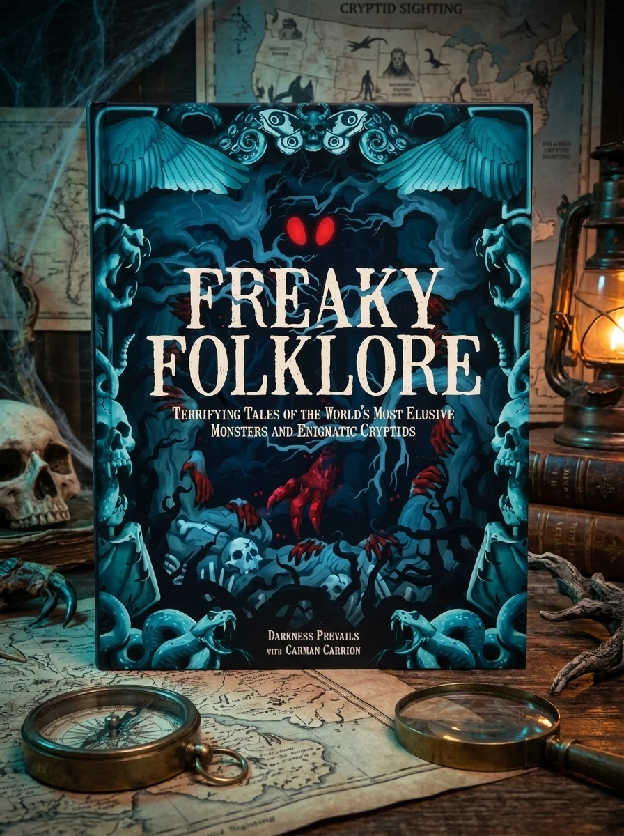 Freaky Folklore: Terrifying Tales of the World's Most Elusive Monsters and Enigmatic Cryptids by Darkness Prevails