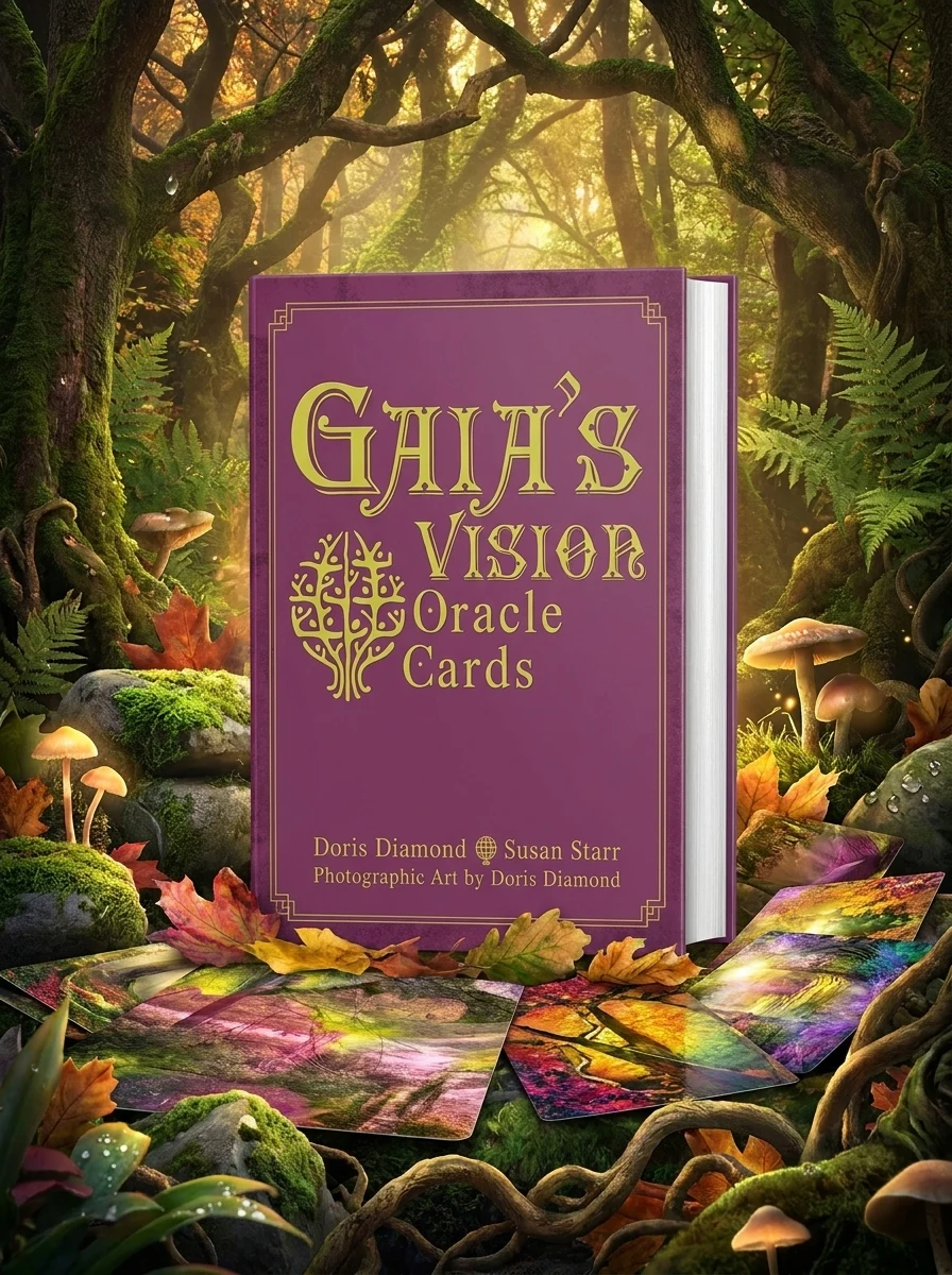 Gaia's Vision Oracle Cards: (Oracle Kit Box Set with 40 Cards and Guide Book)