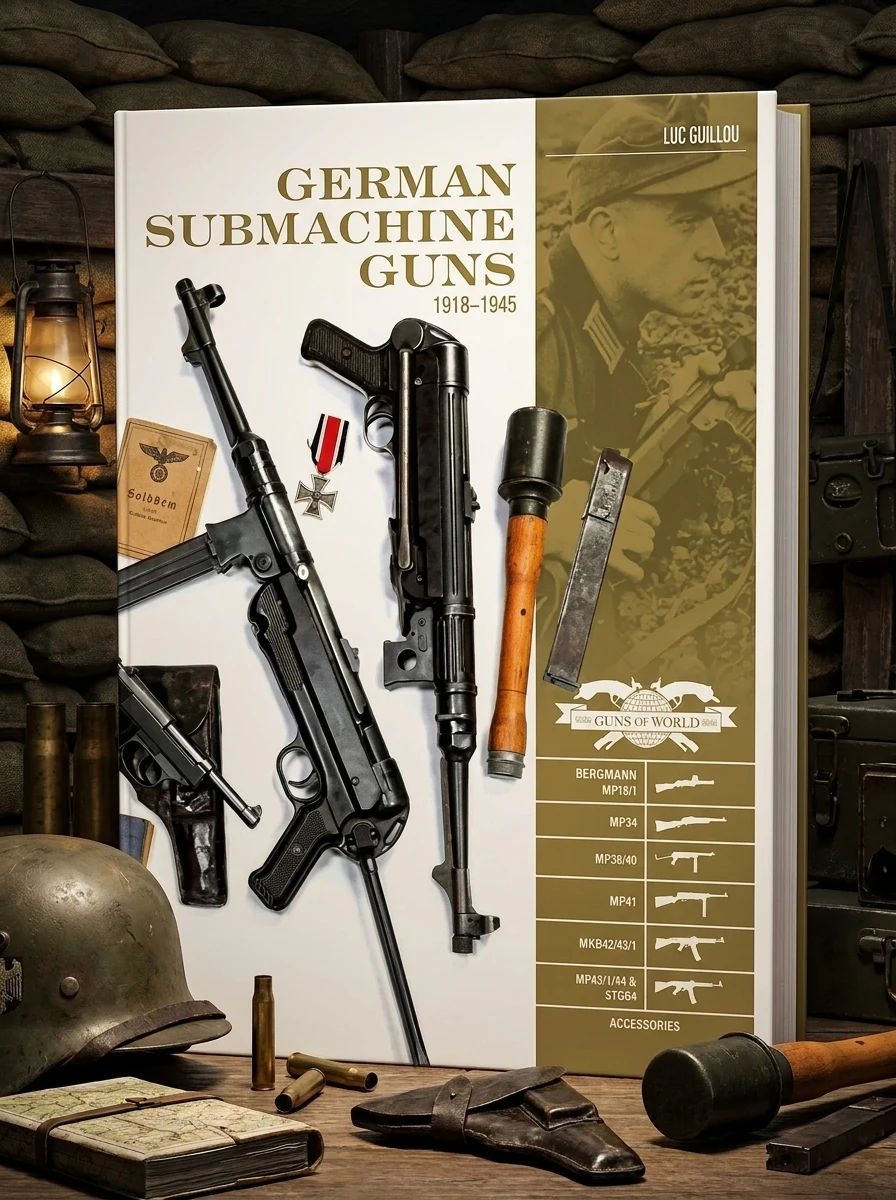 German Submachine Guns, 1918-1945: Bergmann Mp18/I - Mp34/38/40/41 - Mkb42/43/1 - Mp43/1 - Mp44 - Stg44 - Accessories Guillou, Luc