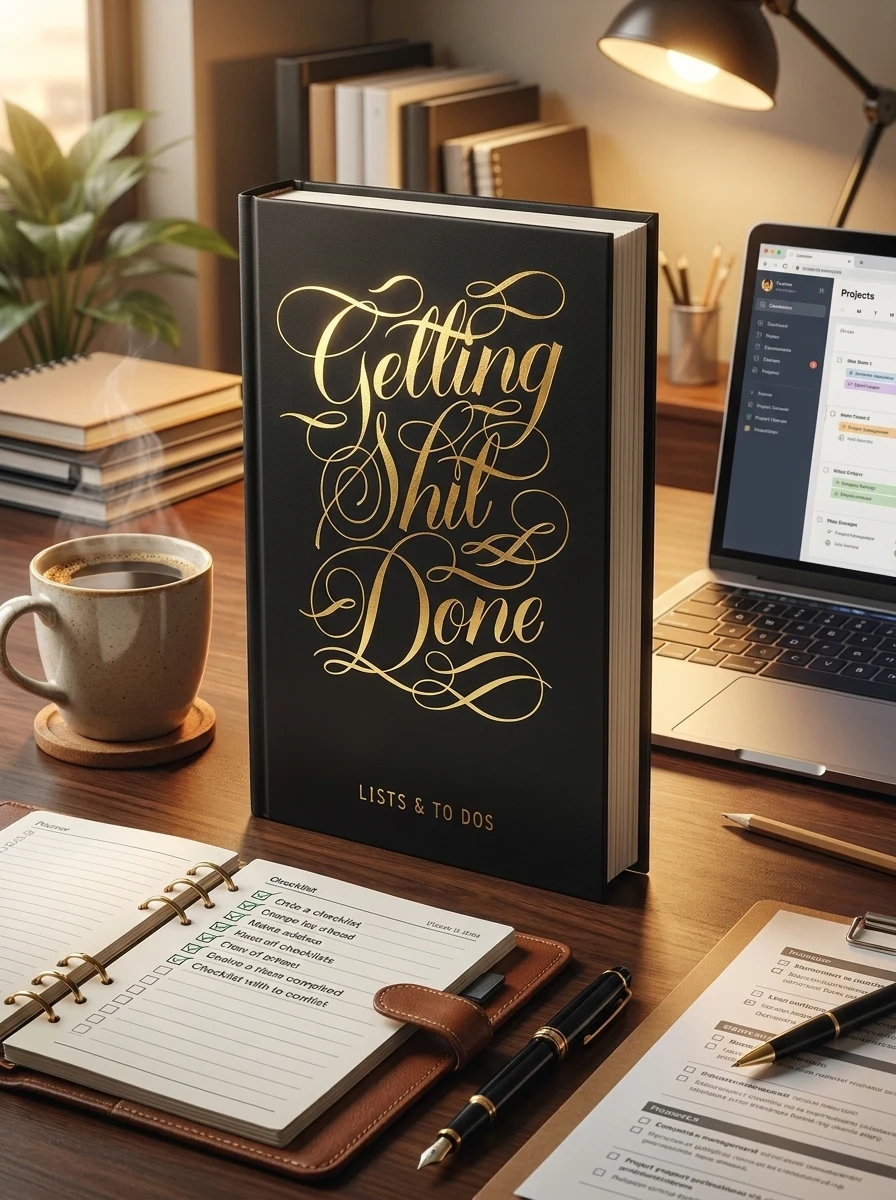 Getting Shit Done List Ledger [With Pens/Pencils]