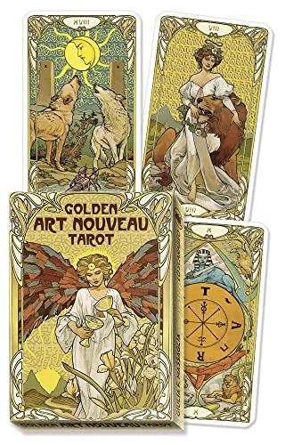 Golden Art Nouveau Tarot Grand Trumps Massaglia, Giulia Francesca