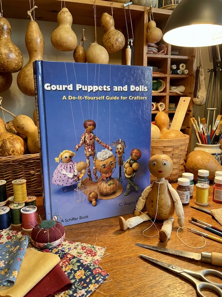 Gourd Puppets and Dolls: A Do-It-Yourself for Crafters Mohr, Angela