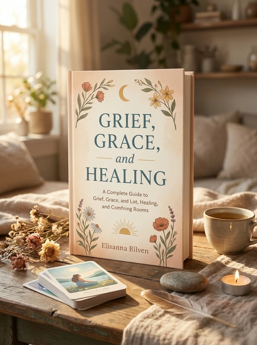 Grief, Grace, and Healing: Oracle Deck and Guidebook (Grief Book, Grief Deck, Grief Help) (Boxed Set) by Carroll Richardson, Tanya