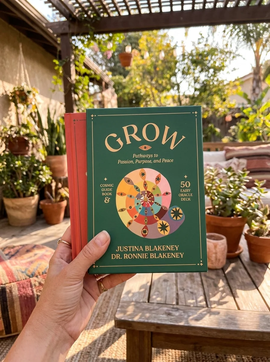 Grow: Pathways to Passion, Purpose & Peace Guidebook & Oracle Deck — photo 2