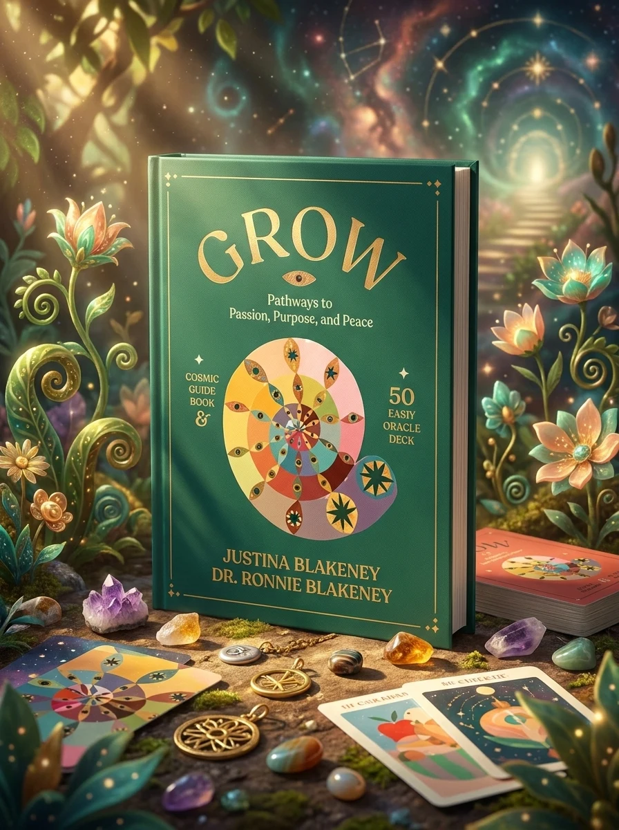 Grow: Pathways to Passion, Purpose & Peace Guidebook & Oracle Deck