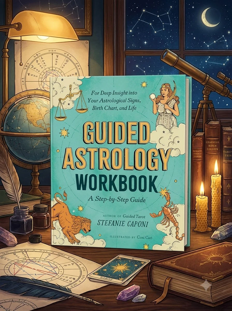 Guided Astrology Workbook: A Step-By-Step Guide for Deep Insight Into Your Astrological Signs, Birth Chart, and Life
