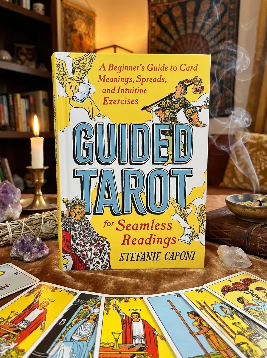 Guided Tarot: A Beginner's Guide to Card Meanings, Spreads, and Intuitive Exercises for Seamless Readings Caponi, Stefanie