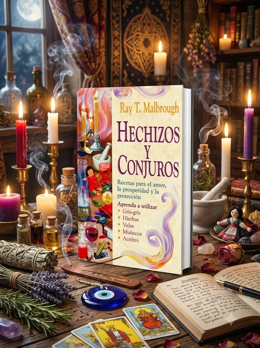 Hechizos y Conjuros: Recetas Para El Amor, La Prosperidad y La Protecci?n = Charms, Spells, and Formulas Malbrough, Ray T