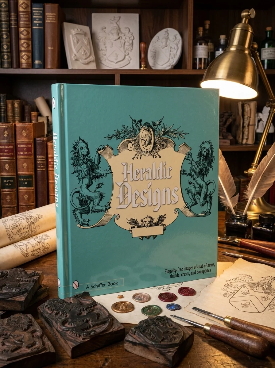 Heraldic Designs: Royalty-Free Images of Coats-Of-Arms, Shields, Crests, Seals, Bookplates, and More