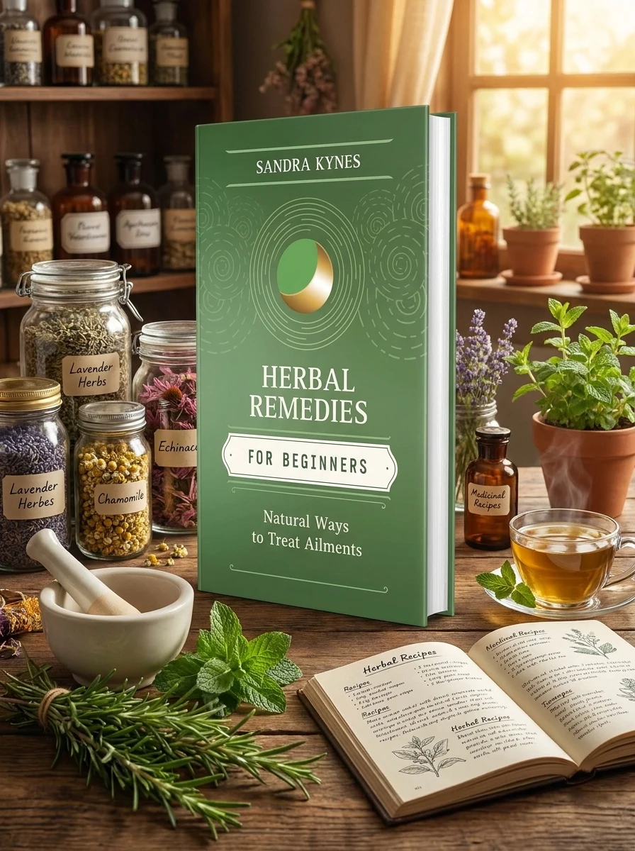 Herbal Remedies for Beginners: Natural Ways to Treat Ailments Kynes, Sandra