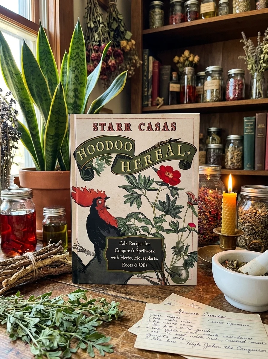 Hoodoo Herbal: Folk Recipes for Conjure & Spellwork with Herbs, Houseplants, Roots, & Oils