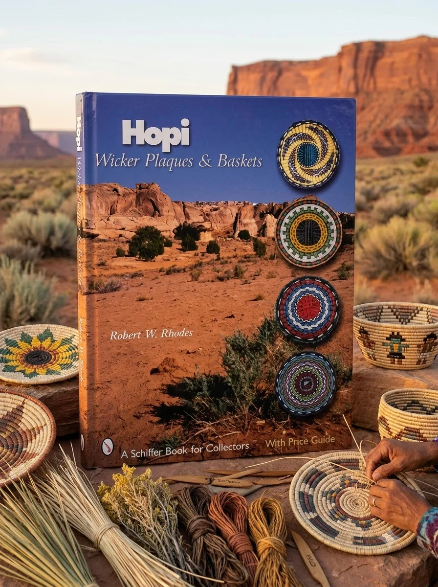 Hopi Wicker Plaques & Baskets Rhodes, Robert W