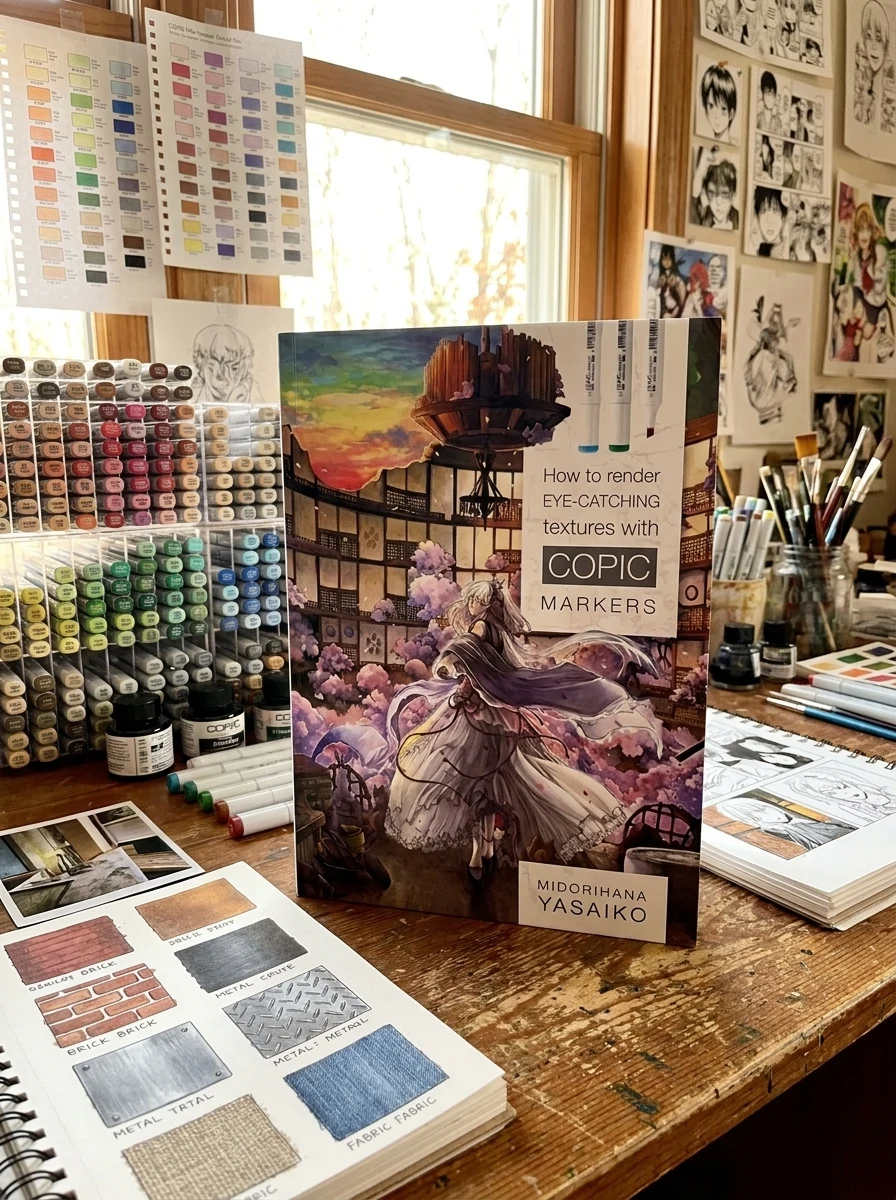 How to Render Eye-Catching Textures with Copic Markers