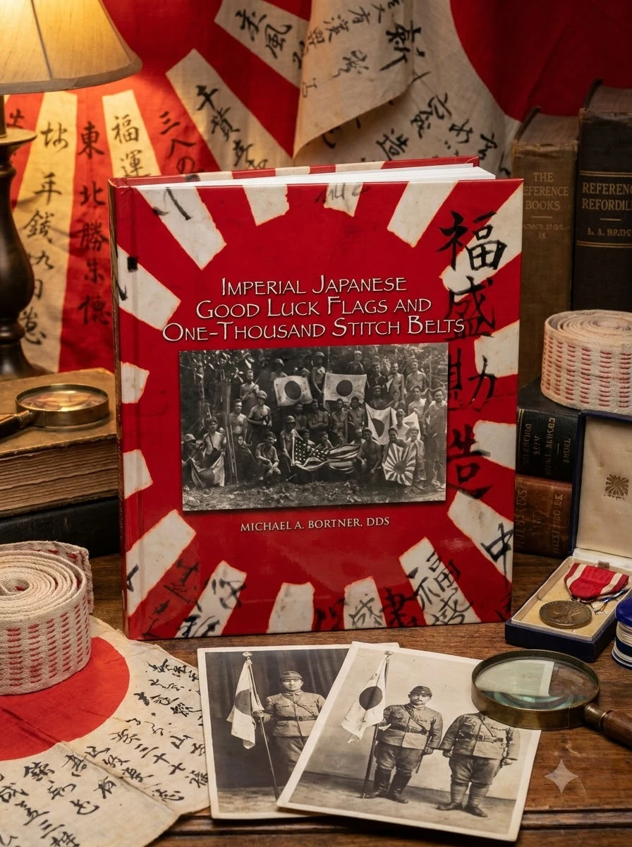 Imperial Japanese Good Luck Flags and One-Thousand Stitch Belts