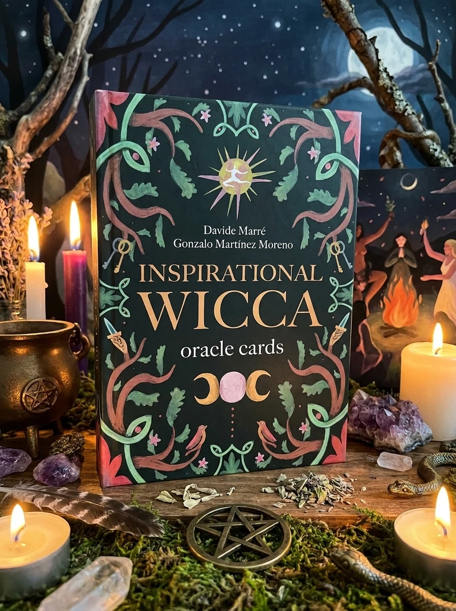 Inspirational Wicca Oracle Cards Marrè, Davide