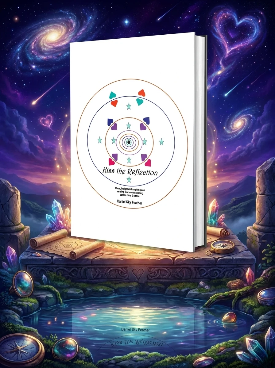 Kiss the Reflection: Ideas, Insights & Imaginings on Sending Our Love Cascading Across Time & Space