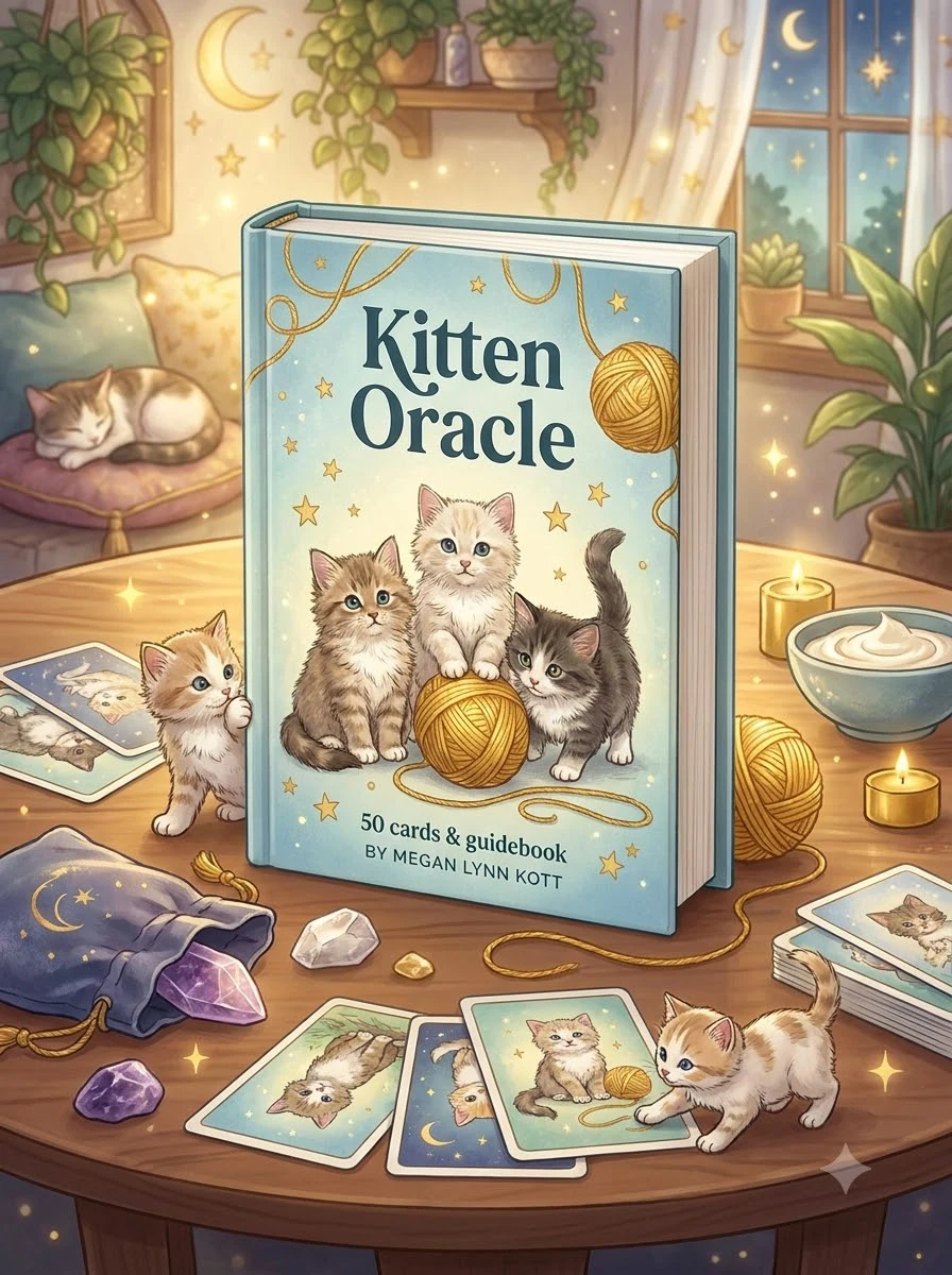 Kitten Oracle: 50 Cards & Guidebook