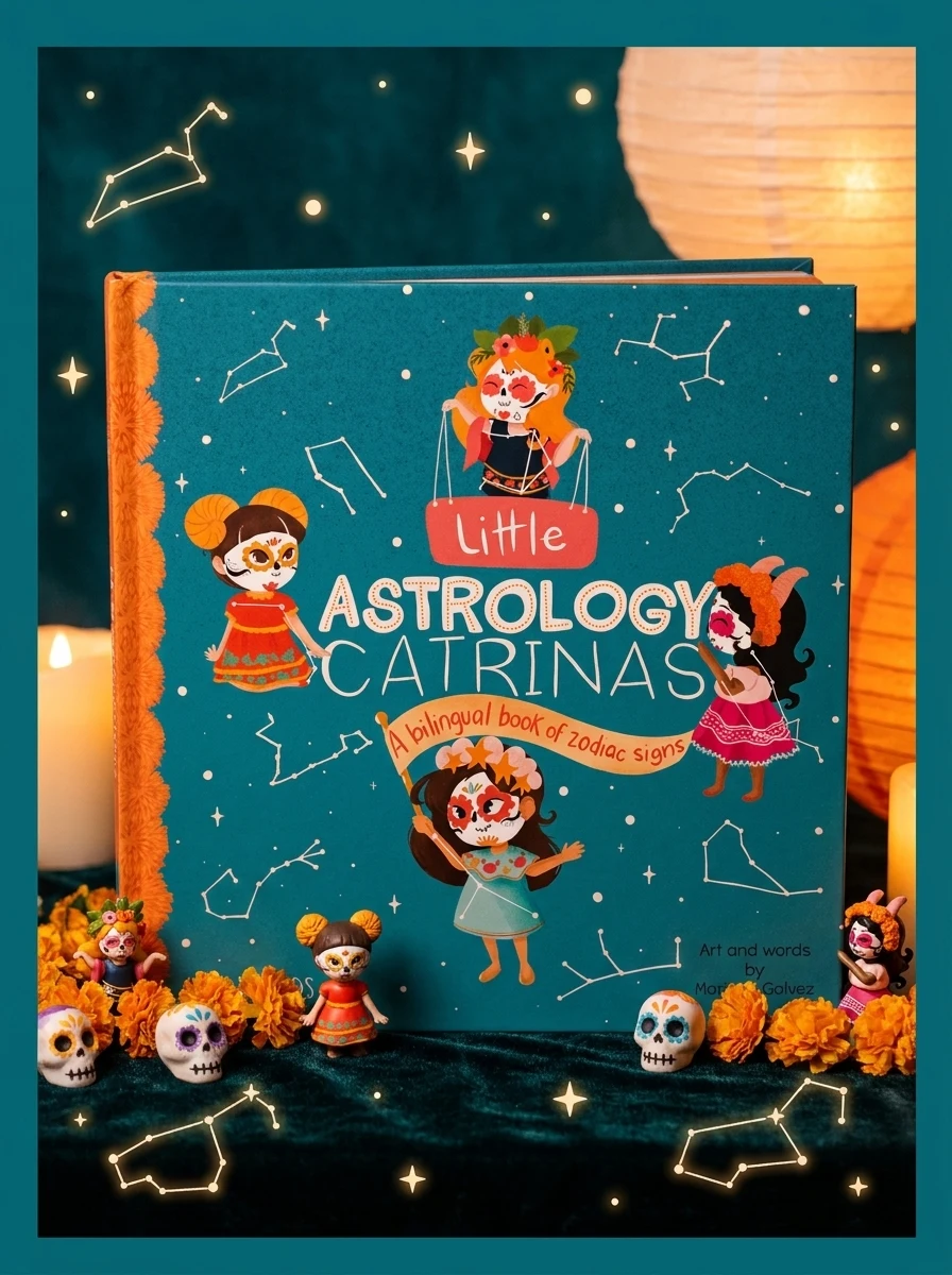 Little Astrology Catrinas: A Bilingual Book about Zodiac Signs Galvez, Mariana