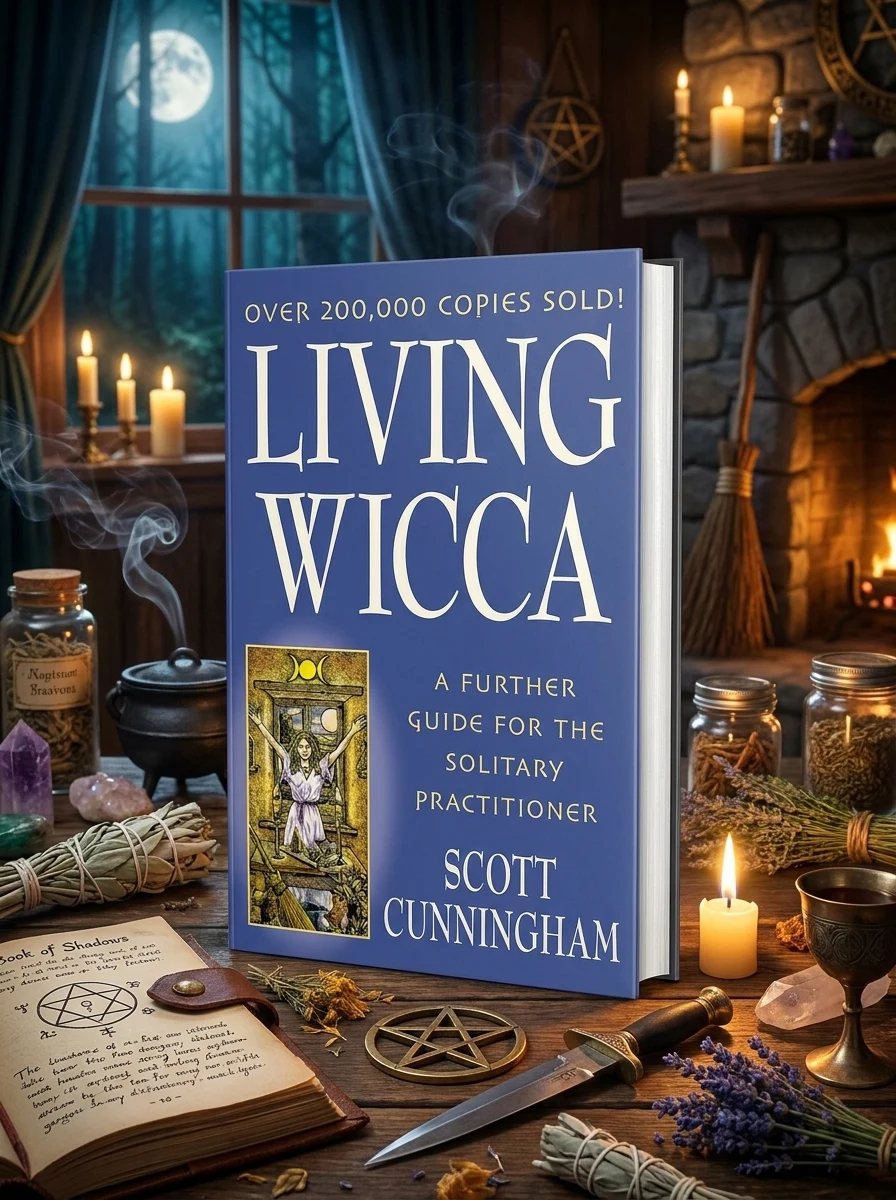 Living Wicca: A Further Guide for the Solitary Practitioner Cunningham, Scott