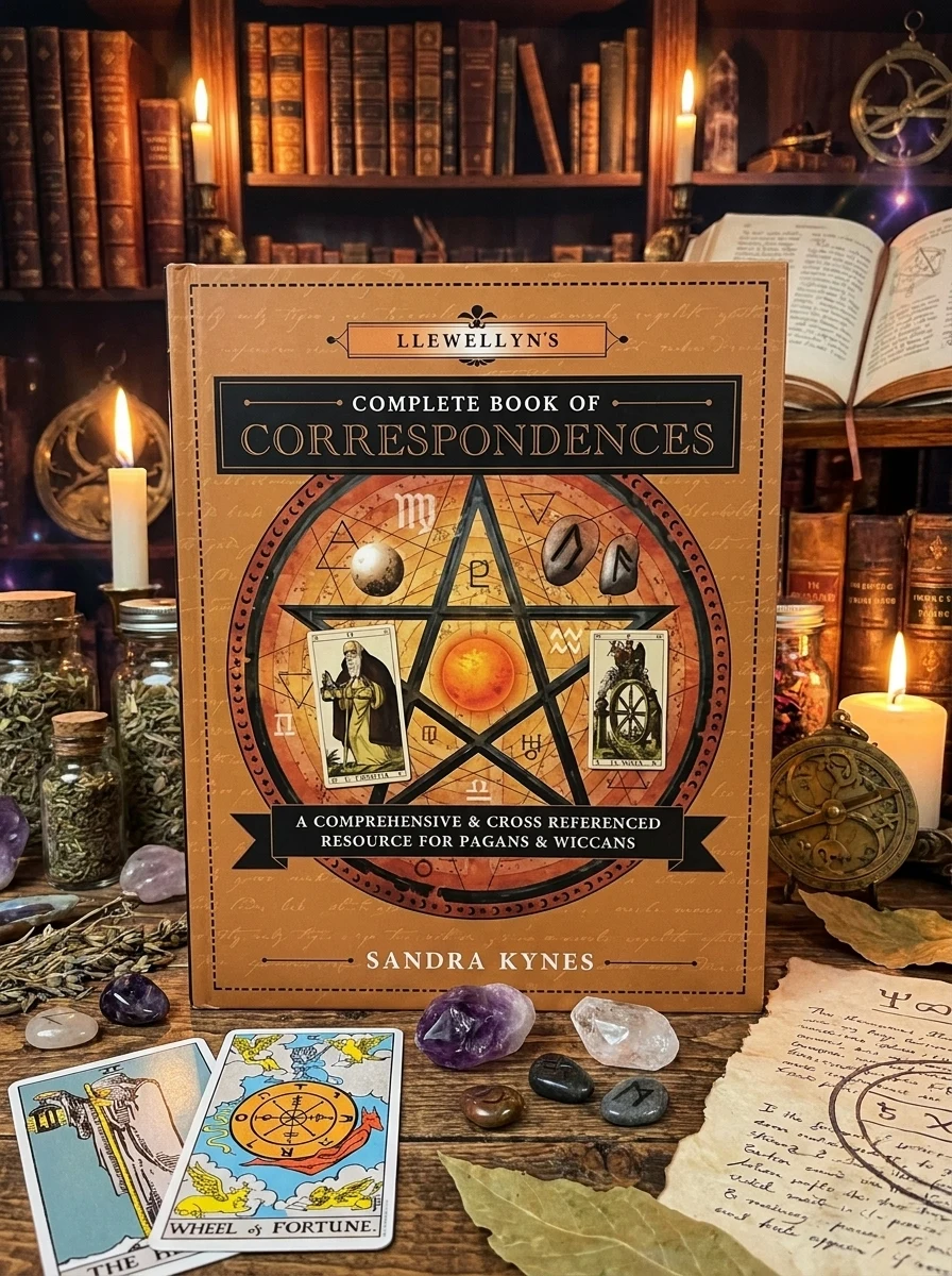 Llewellyn's Complete Book of Correspondences: A Comprehensive & Cross-Referenced Resource for Pagans & Wiccans Kynes, Sandra