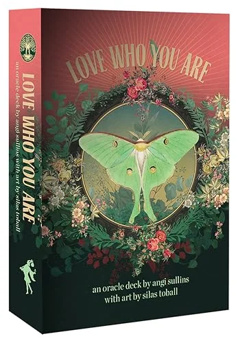 Love Who You Are Oracle: Deluxe Set of 44 Gilt-Edged Borderless Cards, Full-Color Illustrated 116-Page Guidebook, Includes Drawstring Organza Pouch, S