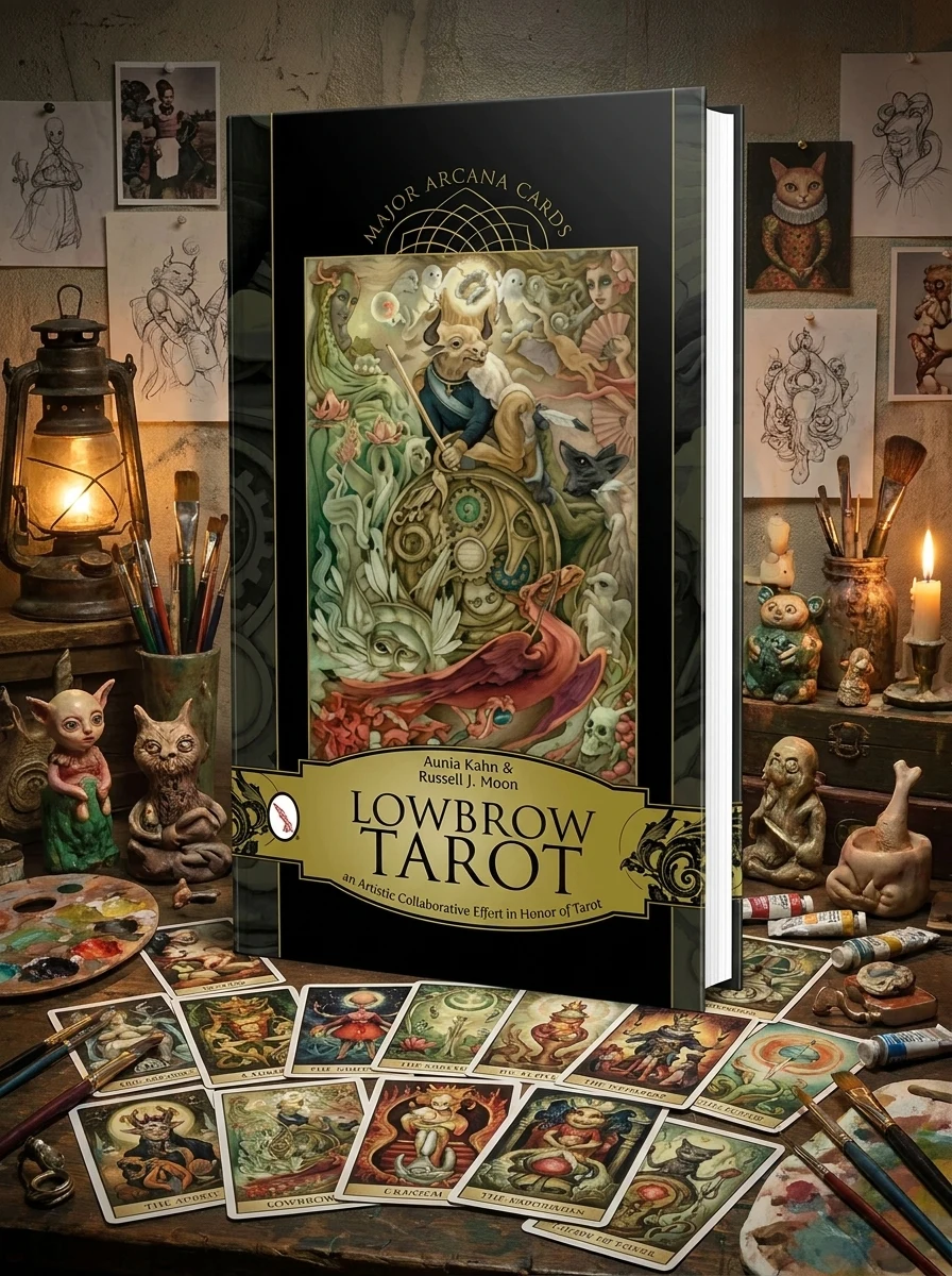 Lowbrow Tarot: Major Arcana Cards (Tarot Kit Box Set with 22 Cards and Guide Book)