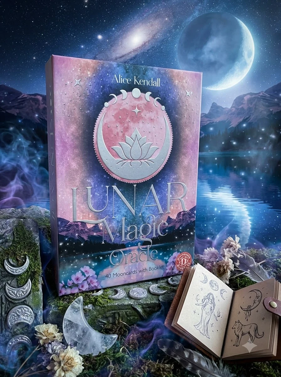 Lunar Magic Oracle: 40 Mooncards with Booklet