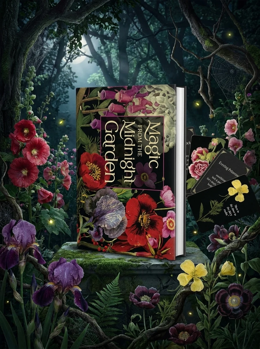 Magic from the Midnight Garden: Dark Beauty, Mystery, and Wisdom (36 Full-Color, Gilt-Edged Cards)