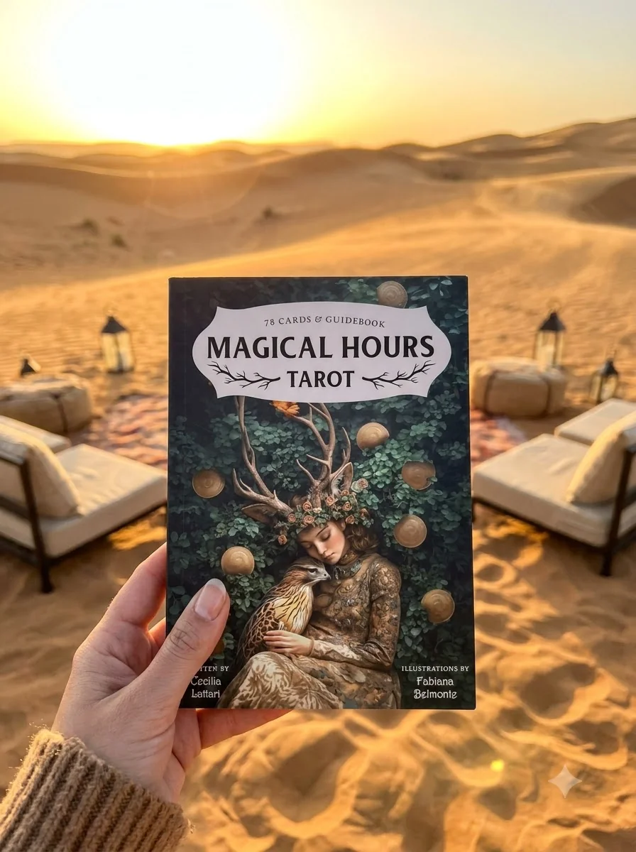 Magical Hours Tarot: 78 Lush Collage-Style Cards, Enchanting Divination Deck Steeped in Nature & Magic, Includes Full-Color 128-Page Illustrated Guide — photo 2