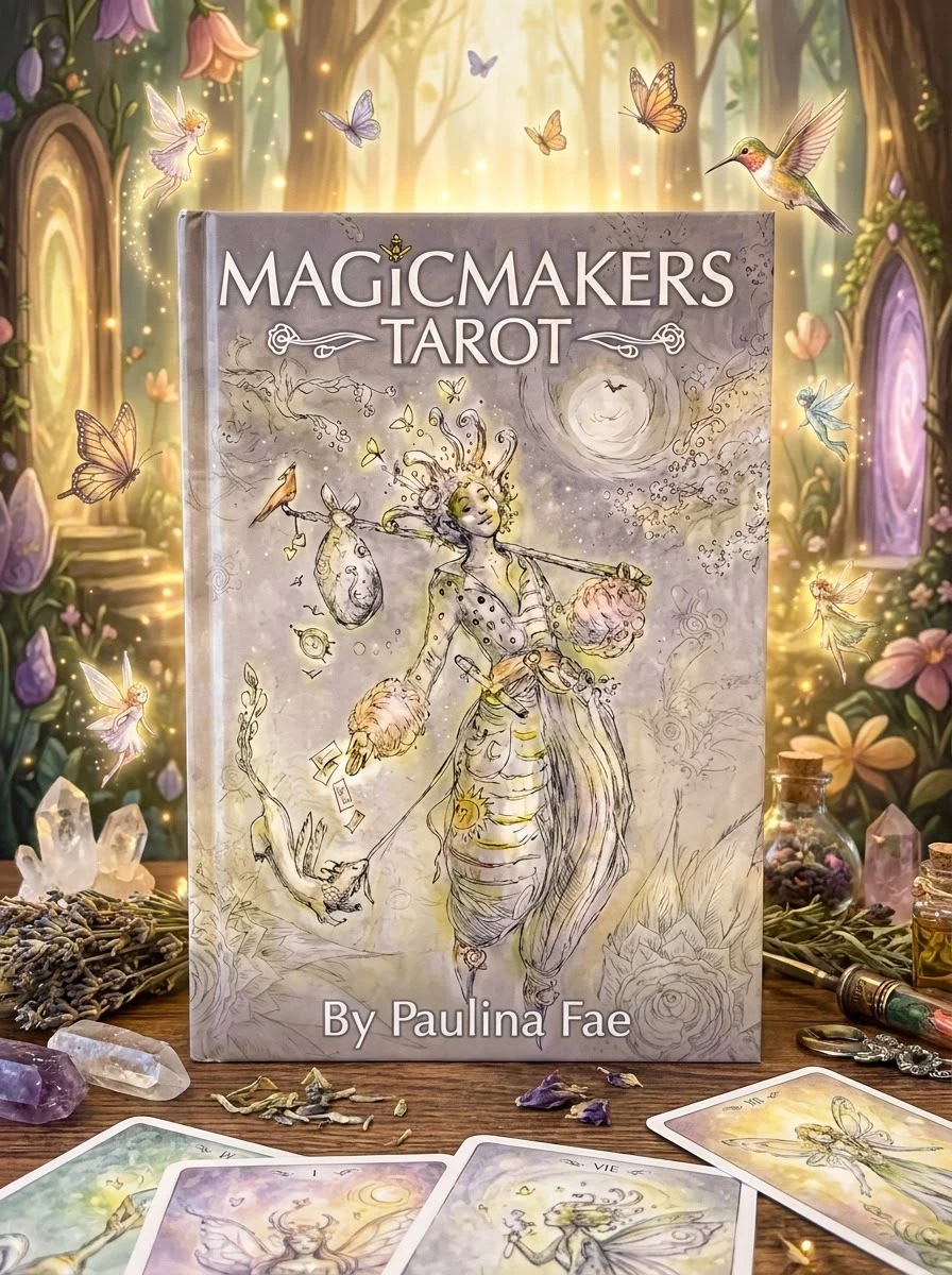 Magicmakers Tarot: 78-Card Tarot Deck with Ethereal Art & Guidebook - Develop Personal Alchemy, Intuition, and Inner Magic