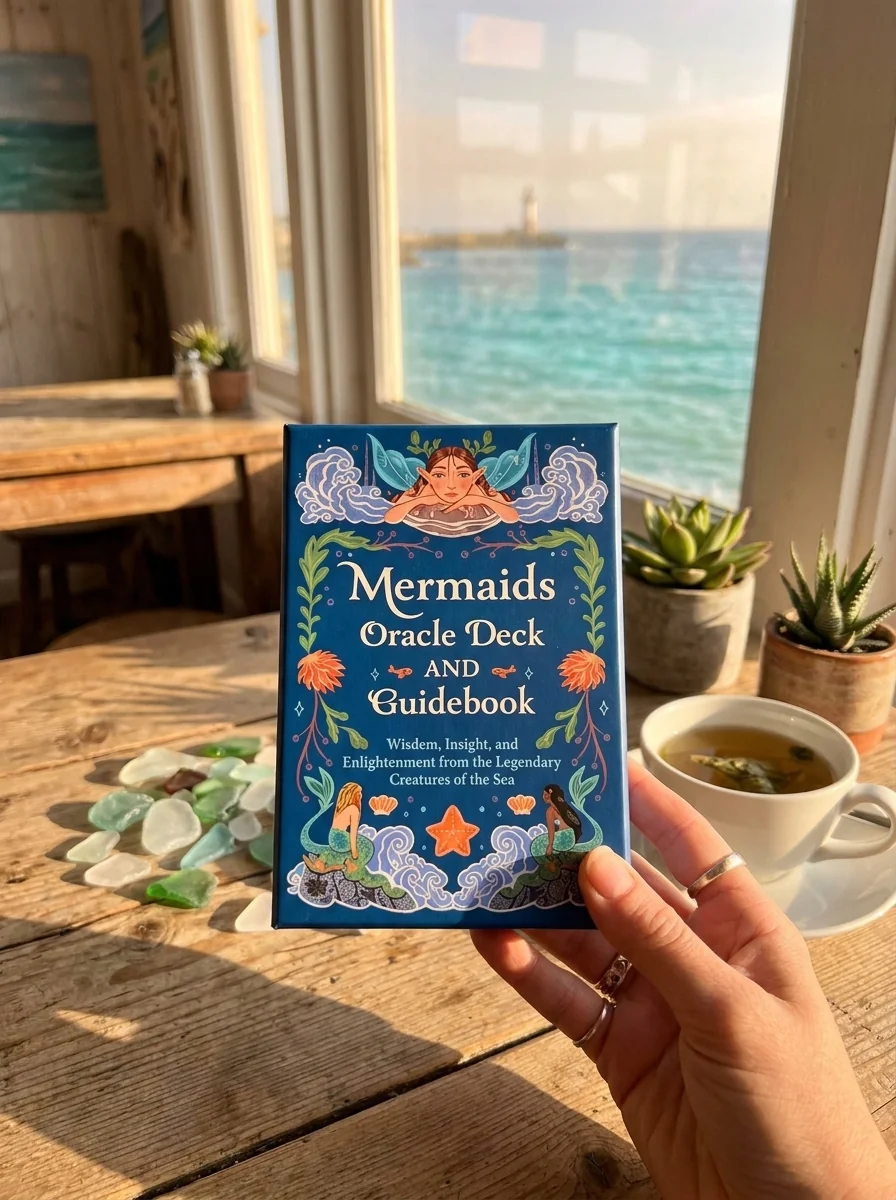Mermaids Oracle Deck and Guidebook: Wisdom, Insight, and Enlightenment from the Legendary Creatures of the Sea — photo 2