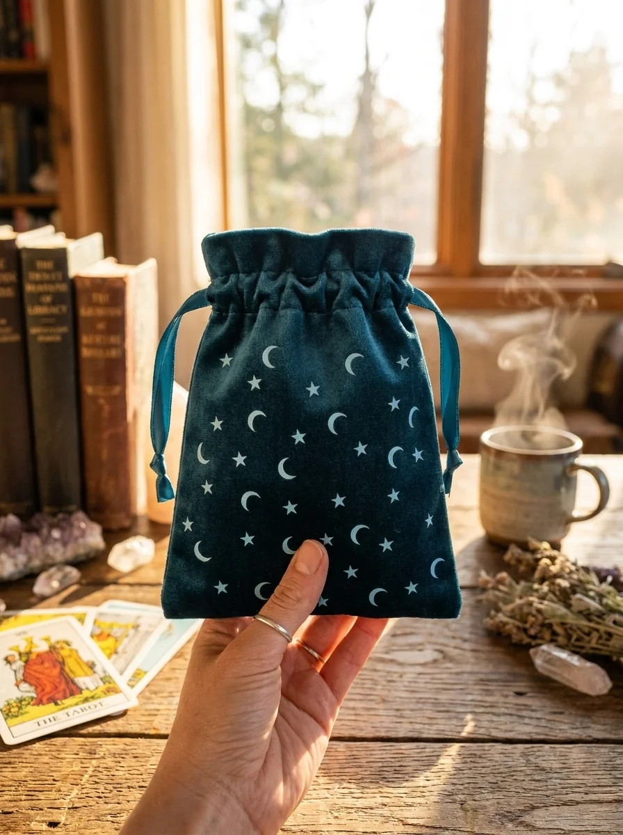 Moon and Stars Velvet Lo Scarabeo Bag Lo Scarabeo — photo 2