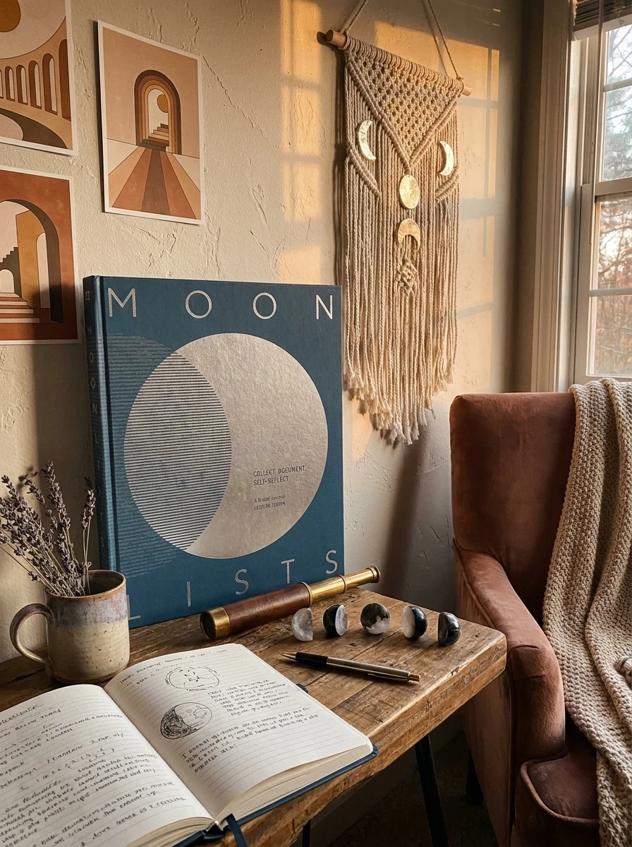 Moon Lists: Questions and Rituals for Self-Reflection: A Guided Journal