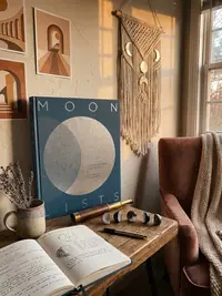 Moon Lists: Questions and Rituals for Self-Reflection: A Guided Journal — photo 1