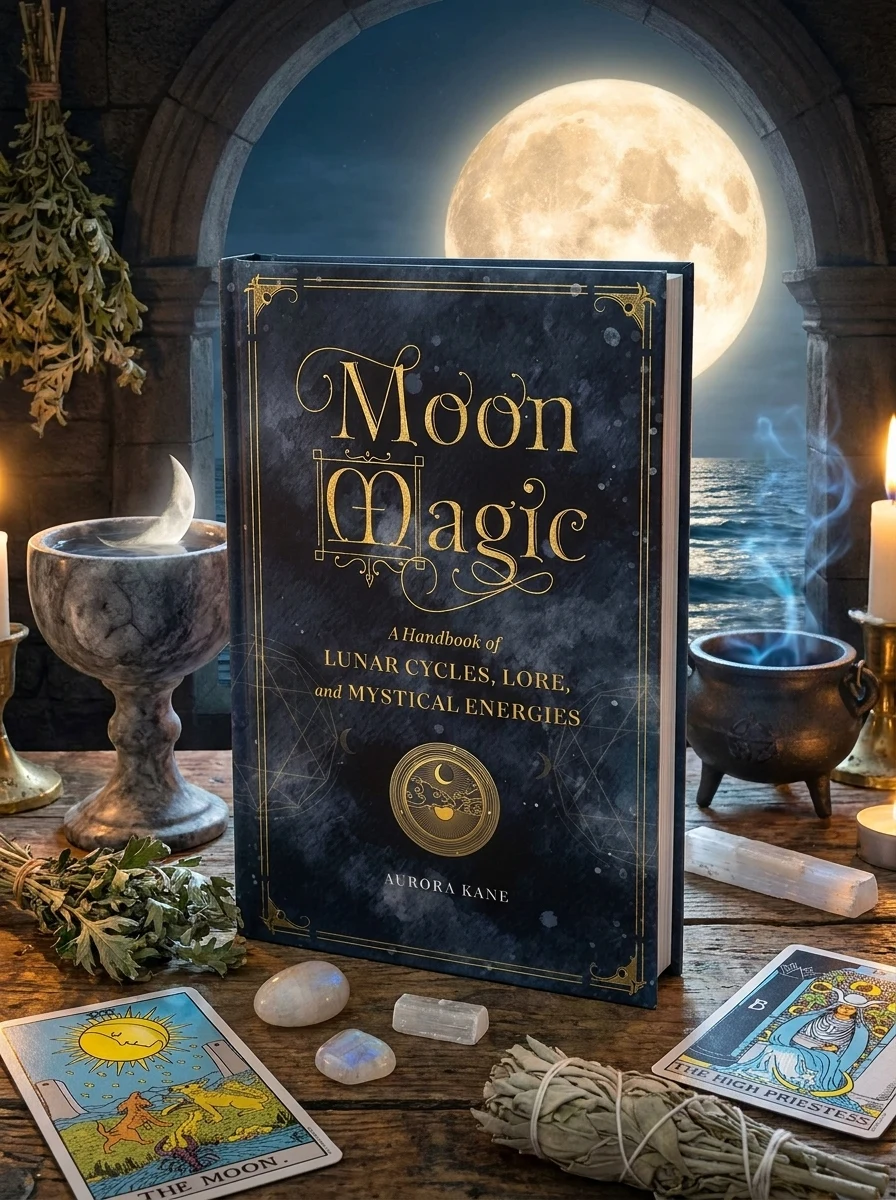 Moon Magic: A Handbook of Lunar Cycles, Lore, and Mystical Energies Kane, Aurora