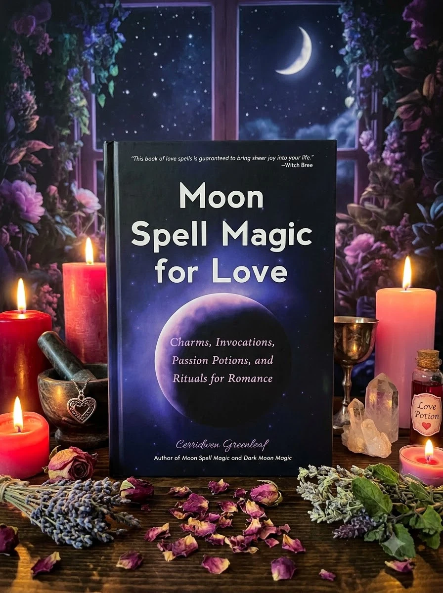 Moon Spell Magic for Love: Charms, Invocations, Passion Potions and Rituals for Romance - Two Rivers Greenleaf, Cerridwen