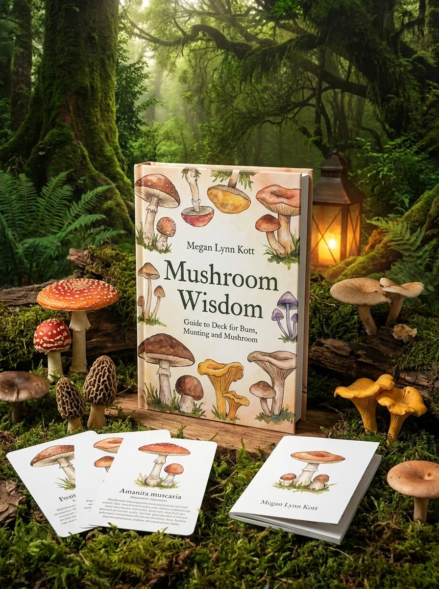 Mushroom Spotter's Deck: A Field Guide to Fungi & Their Age-Old Wisdom