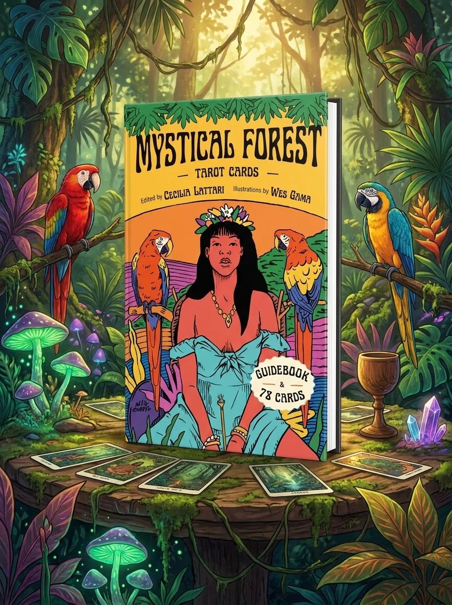 Mystical Forest Tarot: A 78-Card Deck and Guidebook