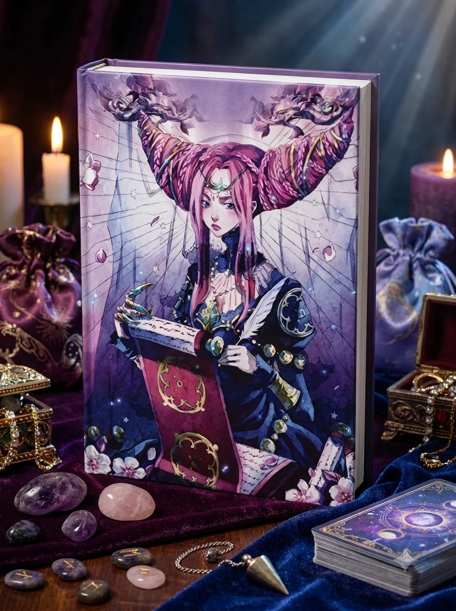 Mystical Manga Tarot Satin Bag Rann