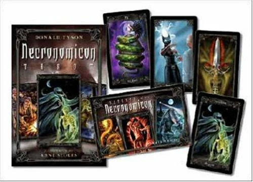Necronomicon Tarot [With BookWith Tarot CardsWith Black Organdy Bag] Stokes, Anne