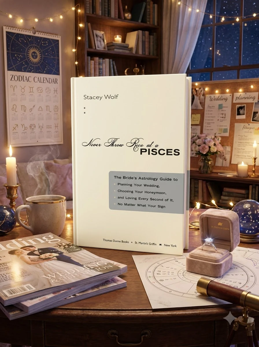 Never Throw Rice at a Pisces: The Bride's Astrology Guide to Planning Your Wedding, Choosing Your Honeymoon, and Loving Every Second of It, No Matter