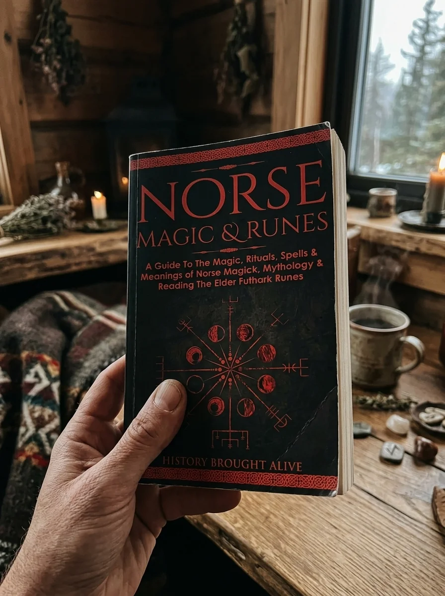 Norse Magic & Runes: A Guide To The Magic, Rituals, Spells & Meanings of Norse Magick, Mythology & Reading The Elder Futhark Runes — photo 2