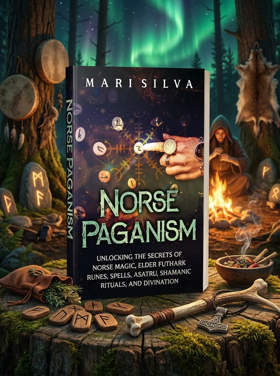 Norse Paganism: Unlocking the Secrets of Norse Magic, Elder Futhark Runes, Spells, Asatru, Shamanic Rituals, and Divination