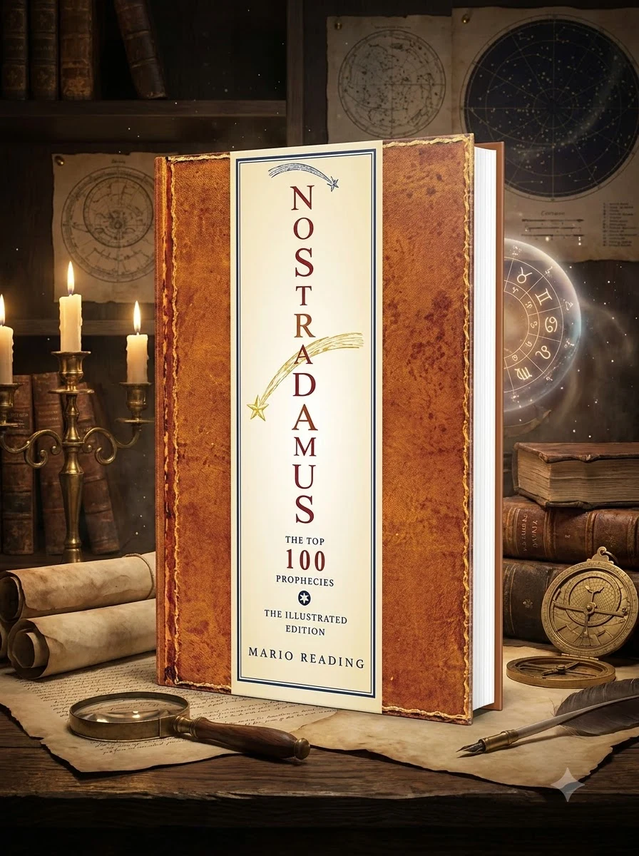 Nostradamus: The Top 100 Prophecies: The Illustrated Edition (16pt Large Print Edition)